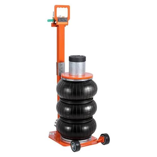 Cric Pneumatique-Duoku-3 Tonnes-Levage Pneumatique 1-6S avec Colonne Surélevée, Poignée Réglable-Convient aux Berlines