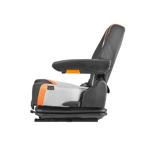 Siège De Chariot Élévateur Universel-Duoku- Avec Micro-Interrupteur- Dossier Réglable, Accoudoir Et Ceinture De Sécurité