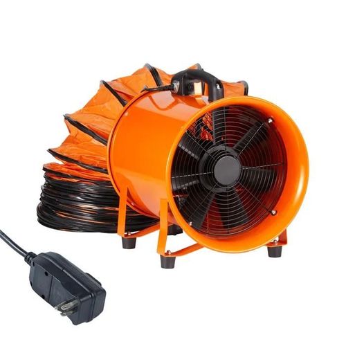 Ventilateur Portable-Duoku-300 W-Ventilateur d'Extraction-5 m Tuyau de Conduit-1720 CFM-pour Poussière et Fumée