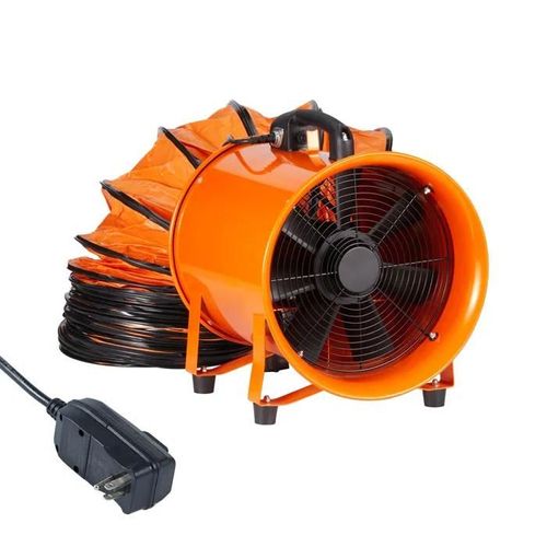 Ventilateur Portable-Duoku-900 W-Ventilateur d'Extraction-5 m Tuyau de Conduit-5175 CFM-pour Poussière et Fumée