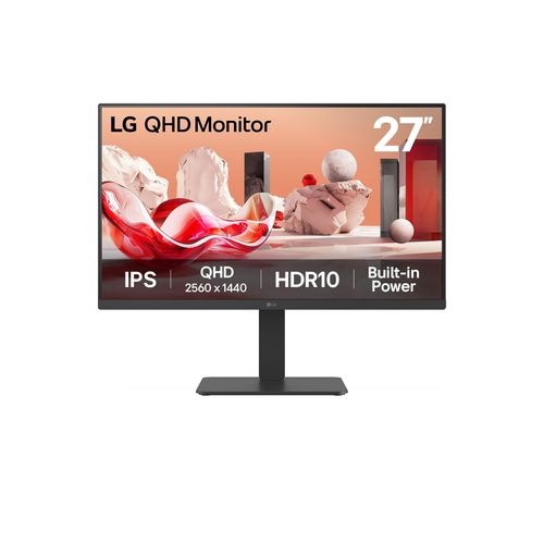 Monitor Lcd LG 27BA54QB-B 27" Quad HD IPS 2560x1440 Nero