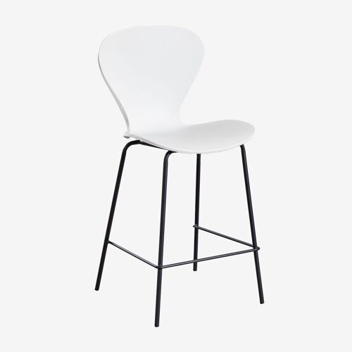 Lot de 4 tabourets hauts Uit Noir ¿65 cm