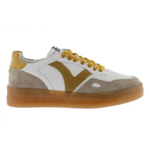 Victoria Baskets 1257125 Blanche Et Moutarde