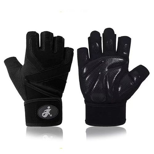 1 Paire De Gants De Gymnastique De Musculation Pour Hommes Et Femmes,Haltérophilie,Haltères,Entraînement,Gants De Fitness Antidérapants,Crossfit,Exercice D'entraîne - Type 1 Pair Black C-L(20-22cm)