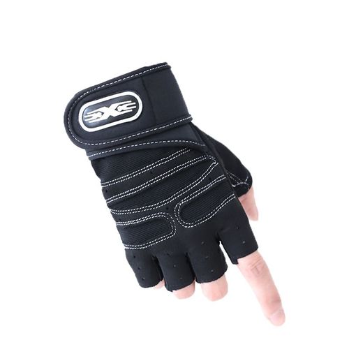 Gants D'entraînement De Poids Lourd Pour Hommes Et Femmes,Pour Musculation,Demi-Doigt,Antidérapants,Support De Poignet,Sport D'haltérophilie - Type A03-Xl