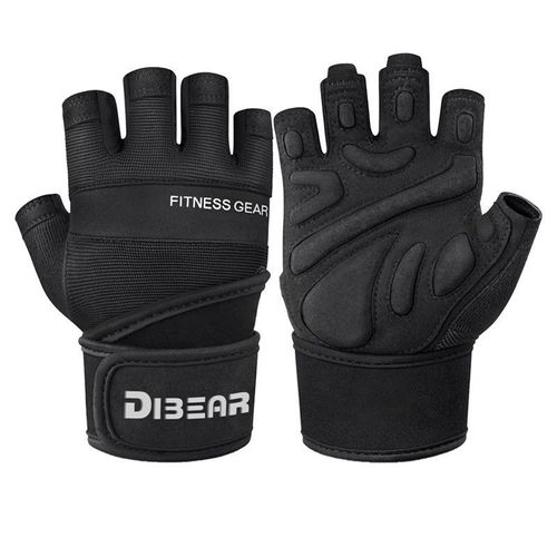 1 Paire De Gants De Gymnastique De Musculation Pour Hommes Et Femmes,Haltérophilie,Haltères,Entraînement,Gants De Fitness Antidérapants,Crossfit,Exercice D'entraîne - Type 1 Pair Black D-L(20-22cm)