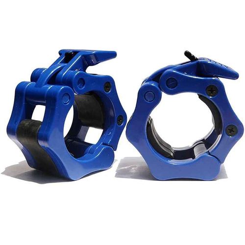 Colliers D'haltères Spinlock À Dégagement Rapide,Pinces De Barre De Poids Pour L'haltérophilie Et La Musculation, - Type 2 Pcs Blue-30mm