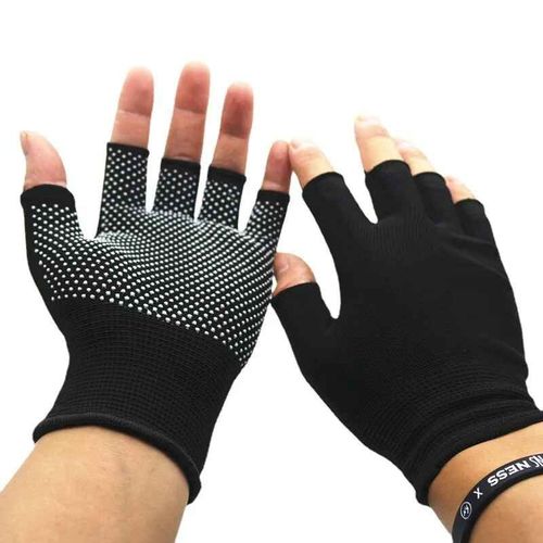 Gants D'haltères Pour Hommes Et Femmes,Haltérophilie,Crossfit,Musculation,Entraînement,Sport,Gymnastique,Protection De Poignet Antidérapante - Type Black-M #A