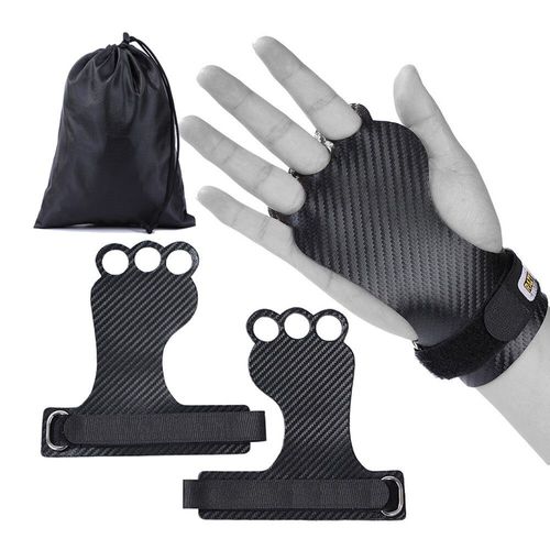 Aqhand-Poignées En Carbone Pour Haltérophilie,Crossfit,Pullups,Entraînement,Protecteur De L'hypothèse,Gym Grip,Gants,Ergonomique,Uco - Type Grips With Bag-Small