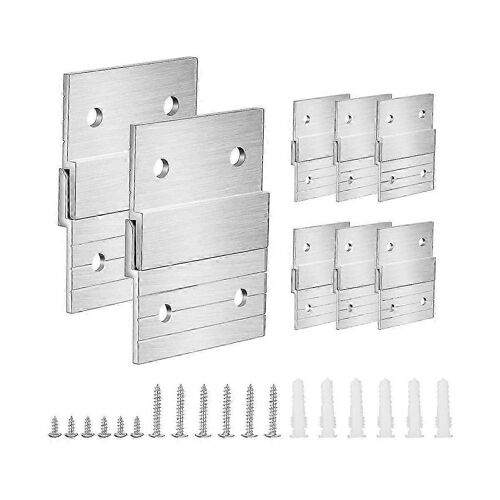 1 Set 5In Français Cleat Cintre Heavy Duty Métal Cintre Photo Rack Art Cadre Mural Matériel Z-Barfor H