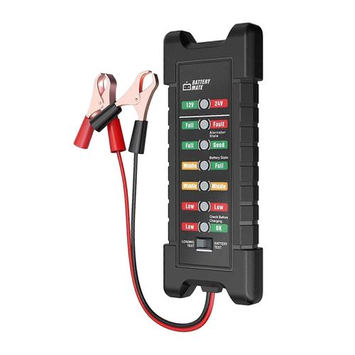 Testeur De Batterie De Voiture 12v 24v Outil De Diagnostic De Batterie Pour Bateau Marin Camion