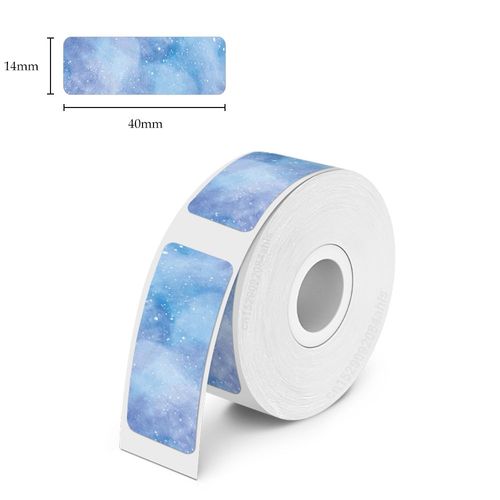 Marklife P15 étiqueteuse Machine Mini poche thermique imprimante d'étiquettes sans fil bricolage adhésif autocollant étiquettes papier ou 1PK P15 étiquette - Type 1PK Laser Label