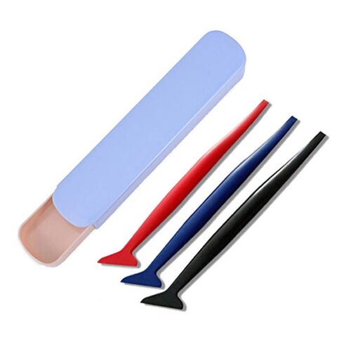 Grattoir À Micro-Raclette Pour Voiture, Accessoires De Voiture, Enveloppe De Dureté, Outils En Vinyle, Raclette À Micro-Joint, Film D'emballage De Voiture