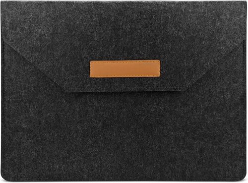 Housse De Protection En Feutre Pour Ordinateur Portable 12/13"" Avec Plusieurs Compartiments - Housse De Protection Ultra Fine Pour Tablette Et Ordinateur Portable (Noir, 13 Pouces)[L406]