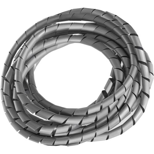 Mctv-685 S Flexible Spiral Cable Wire Harness Tube Winding Hose 3 M (8.7 X 10 Mm,Silver)
