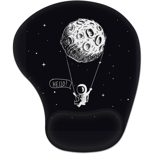 Astronaut Mouse Pad with Hand Rest,Mouse Pad with Gel Cushion and Wrist Rest