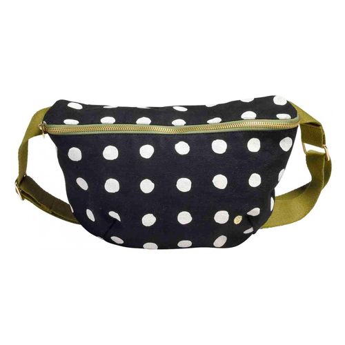 Sac banane Mia caviar 19 x 28 cm La Cerise sur le Gâteau