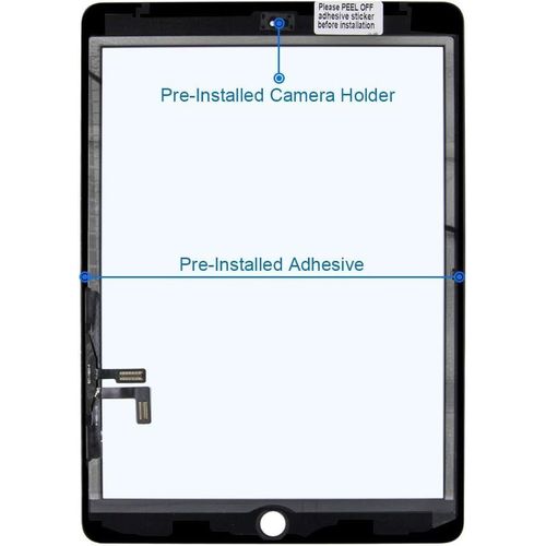 Touch Screen Compatible Ipad 5 2017 (White) 9.7 Inch Touchscreen Display Glass Assembly Incl. Tool Kit.[D130]