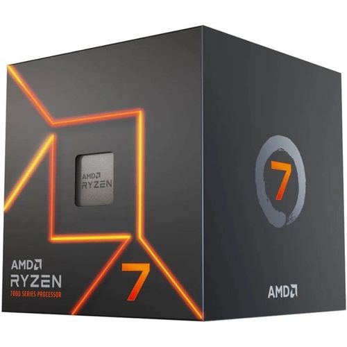 ASFASFq-AMD Ryzen 7 7700 Processeur (8 Coeurs/16 Threads, 65W TDP, Socket AM5, Cache 40MB, jusqu'à 5,3 GHz Fréquence Boost, avec Ventilateur wraith Prism)