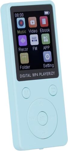 acdsgd-Lecteur MP3/MP4 16 Go, Lecteur de Musique avec Bluetooth 5.0, Lecteur de Musique Vidéo Portable à écran Couleur de 1,8 Pouces, Enregistrement Vocal, Visualisation de Photos,