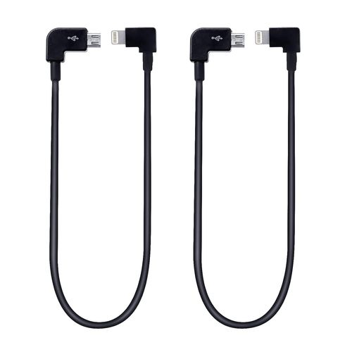 Câble Micro Usb 29Cm Revers Tressé En Nylon Connecteur Micro Usb Remote Controller Cable Pour Dji Mavic Pro/Spark/Mavic Air[CAB9165668]