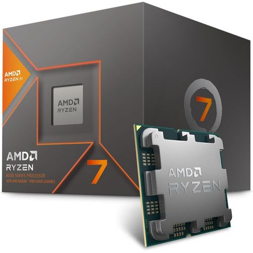 ASFASFq-AMD Ryzen 7 8700G Processeur (Radeon Graphique Intégré, Ryzen AI, 8 C?urs/16 Threads, 65W DTP, Socket AM5, Cache 24MO, jusqu'à 5.1Ghz Fréquence Boost, Ventilateur Wraith Stealth
