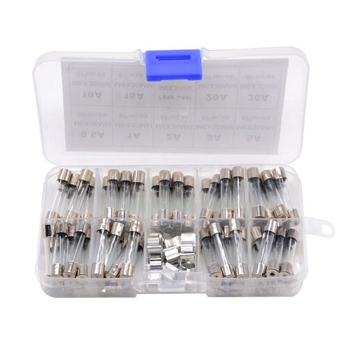 Fusibles En Verre À Soufflage Rapide, 72 Pièces/Lot 6x30 6x30mm, Kit Assorti 250v 0.5a 1a 2a 3a 5a 10a 15a 20a 30a Amp