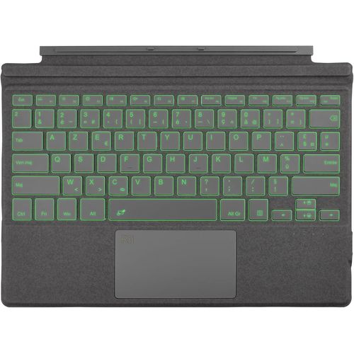 Surface Pro Clavier Français Pour Microsoft Surface Pro 7 Plus/Pro 7/6/5/4/3, Clavier Sans Fil Bluetooth, Type Cover Avec Pavé Tactile Et Batterie Rechargeable, 7 Couleurs Rétroéclairées, Gr[Z181]