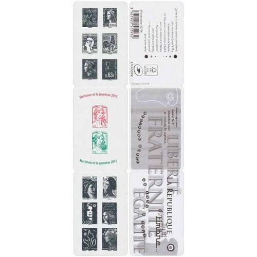 Carnet 14 Timbres Autoadhésifs N° Bc 913 Marianne Et La Jeunesse 2013.