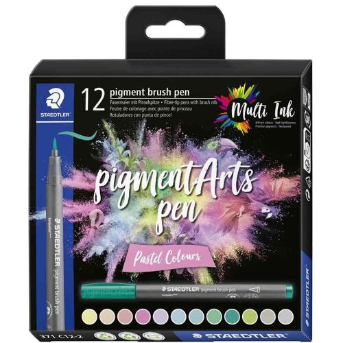 Staedtler Feutre Pigment Brush Pen "Pastel Colours"