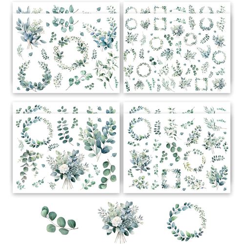 Lot De 8 Autocollants Pour Livre D'or D'anniversaire, 19 X 14 Cm, Pour Livres D'or, Cartes, Albums Photo, Cartes D'anniversaire, Mariages, 123 Motifs, Décorations De Fête Pour Adultes Et