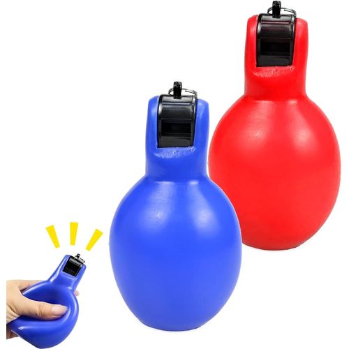 Teppc-Sifflet À Main, Sifflet Poire Professionnel, 2 Pièces Whistle Arbitre, Facile À Transporter, Pour Arbitre Ou Dressage Chien, Pour Sports Basketball Football, 12x 6.5cm