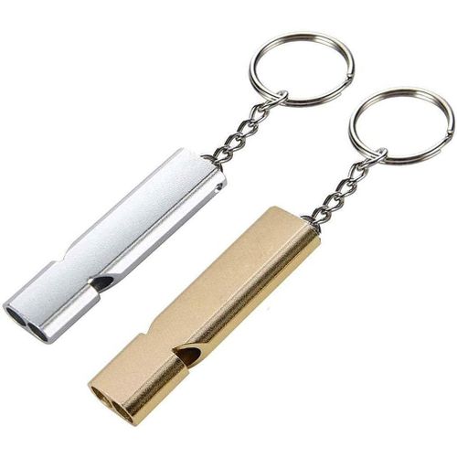 Teppc-Sifflet D'urgence, Sifflet D'arbitre, Sifflet De Survie, Sifflet D'arbitre Extra Haut, Sifflet Décibel Haut Pour Sécurité École De Football Gym Camping (2 Paquets)