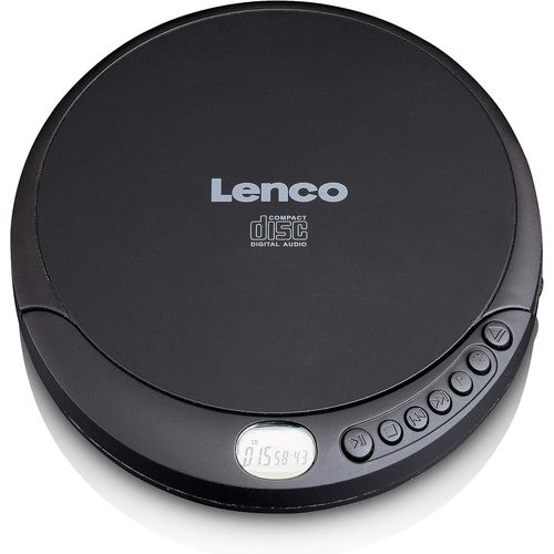Cd-010 - Lecteur Cd Portable Walkman - Diskman - Cd Walkman - Avec Écouteurs Et Câble De Chargement Micro Usb - Noir