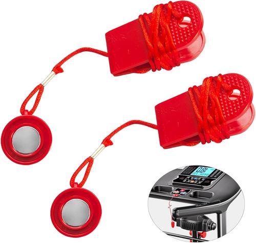 Acdsgd-2 Pcs Clé De Sécurité Magnétique Universelle Pour Tapis De Course, Accessoire De Sécurité Pour Tapis De Course, Interrupteur Magnétique D'achat D'urgence Pour Entraînement Sécurisé