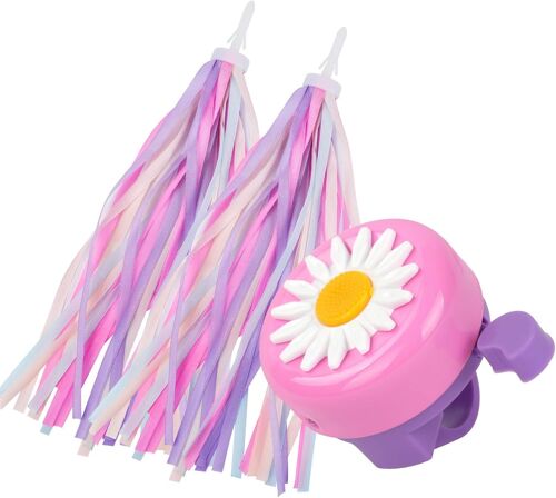 Kalanka-Sonnette De Vélo Pour Enfants, Cloche De Vélo Klaxon Velo Enfant, Filles Sonnette De Guidon De Vélo Sonnette De Sécurité Avec Un Son Fort Et Clair