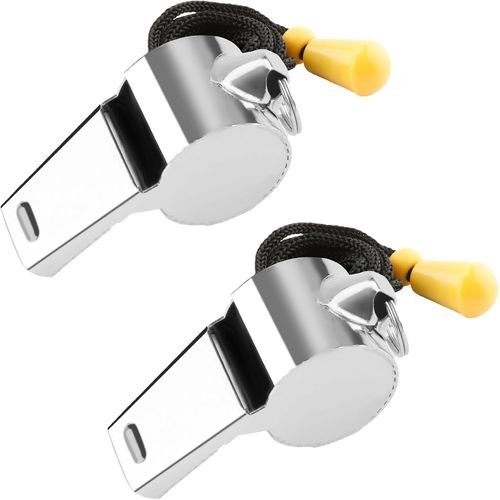 Kalanka-Sifflet De Sport,Sifflet Arbitre,Sifflet Arbitre Football,Sifflet Puissant,Sifflet De Football,Sifflet D'extérieu,Sifflet Fort,Sifflet Fort Et Net Avec Cordon,2/3 Pièces Sifflets Sport