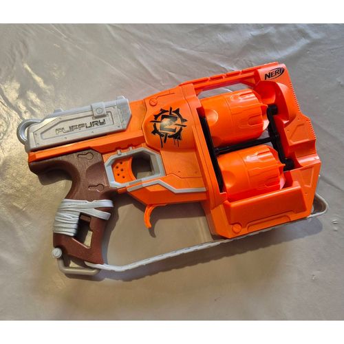 Nerf Zombie Strike Flipfury Blaster Pistolet Fléchettes