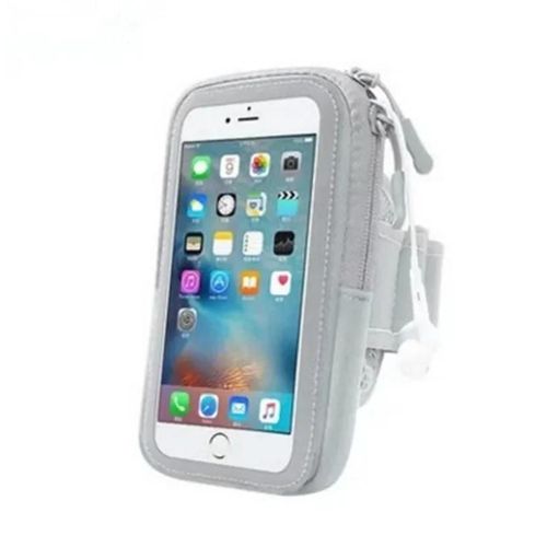Brassard De Sport De Course De 6.5 Pouces,Étanche,Pour Téléphones Portables,Brassard,Étuis De Bras De Téléphone,Pochette Pour Iphone 16 15 14x8 Plus--Grey 4.5-6.5 Inch