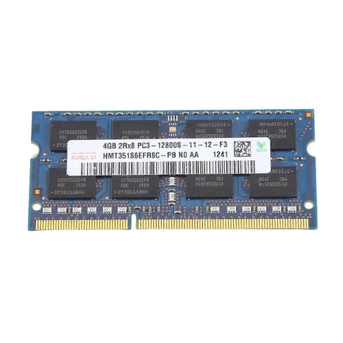 Pour Hynix DDR3 4GB RAM Mémoire 1600Mhz PC3 12800 2RX8 1.5V 16 IC Mémoire SODIMM Uniquement pour Intel