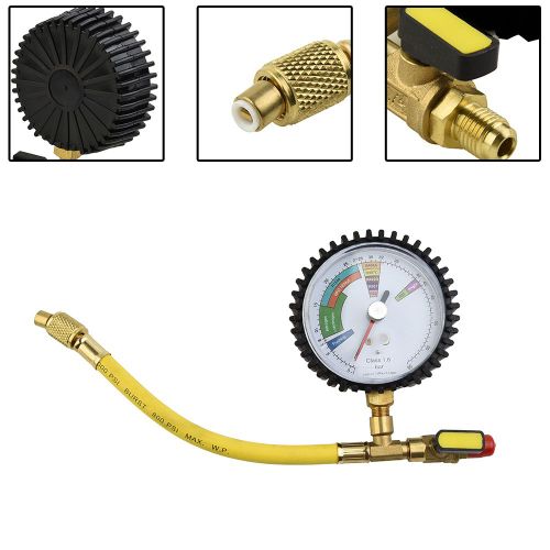Testeur de pression d'azote pour climatiseur Sochi, pièce d'outil de manomètre automobile Hylique, R134a, R22, R407C, R410A, 1PC