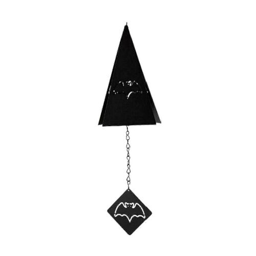 Décoration De La Chambre D'halloween Triangle Forgé Halloween Carillon Éolien Pendentif Cloche De Jardin Decoracion Para