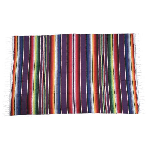 Nappe Mexicaine Pour Décorations De Mariage De Fête Mexicaine,Mexicain Saltillo Serape Couverture Lit Blanc
