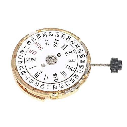Montre Mouvement Double Calendrier Couronne À 3 Mouvement Mécanique Pour Miyota 8205 Réparation De Mouvement De Montre