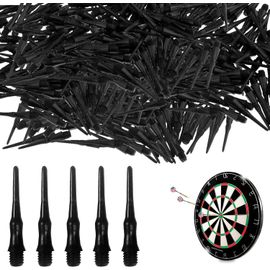 200 Pièces Pointe Flechette Plastique,Embout Flechette Pointe Plastique,Pointe Plastique pour Flechette,Flechette Pointe Plastique,Flechettes pour Cible Electronique