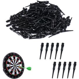 100 Pointes De Fléchettes En Plastique Souple - Filetage 2BA - Pour Cibles Électroniques Et Classiques - 6