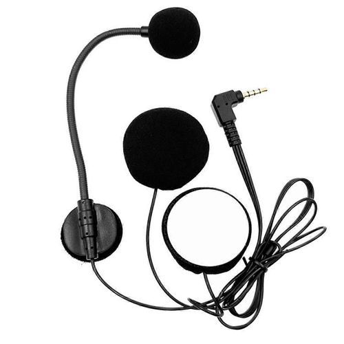 Casques De Moto Intercom Micro Casque 2 Haut-Parleurs 32 Microphone Pour Casque Demi-Moto Coude