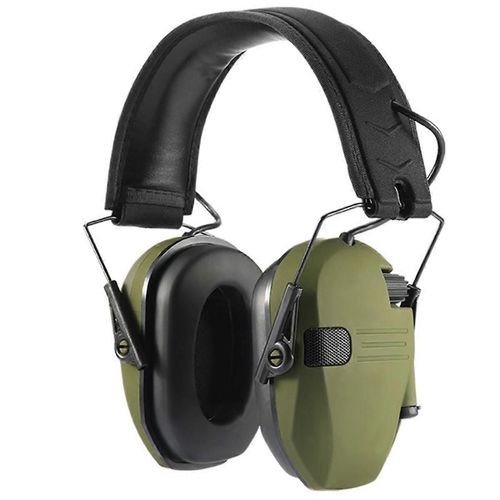 Casque antibruit,protection auditive électronique,vert