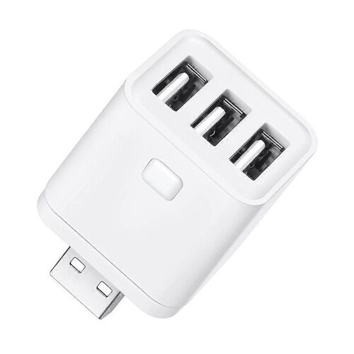 Tuya zigbee Adaptateur Micro-USB Interrupteur 3 gangs Mini adaptateur d'alimentation USB APP Commande vocale pour Alexa