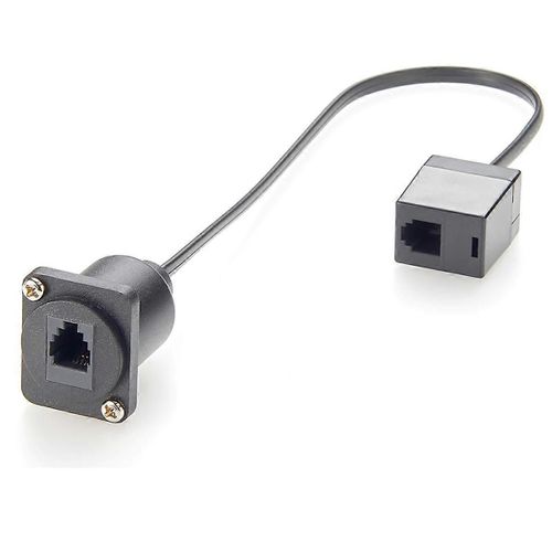 Câble de montage sur panneau XLR/type D Cat.3 RJ11/RJ9 4p4c